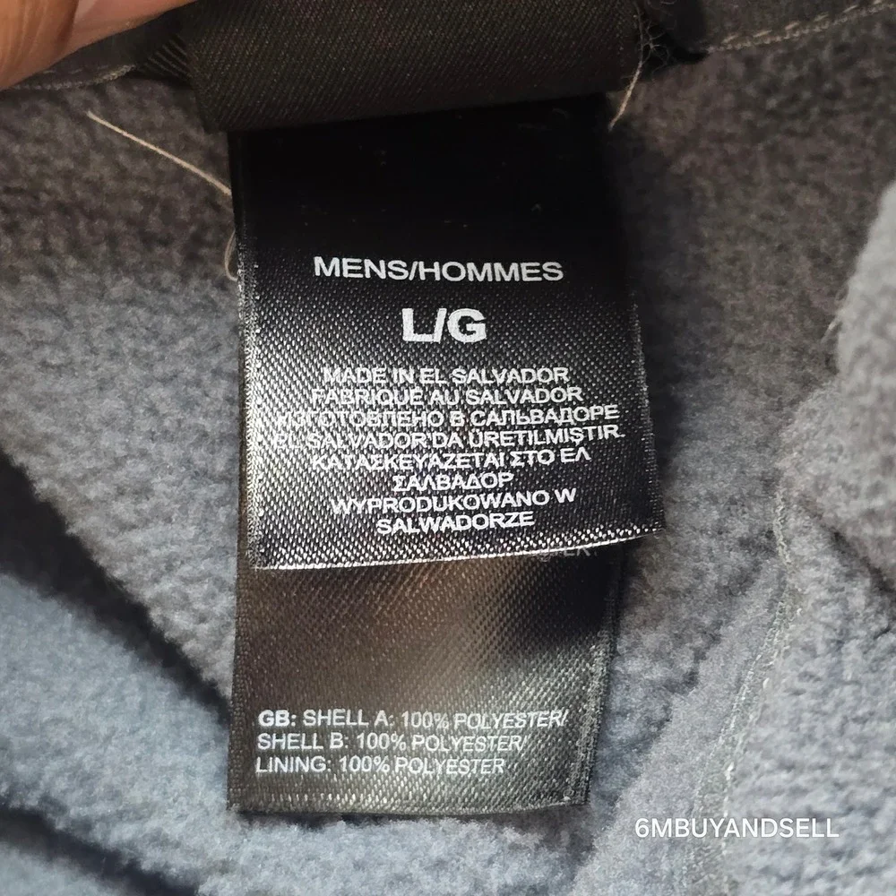 The North Face HyVent Atlas Triclimate Jacket Gray Blue LG 3-in-1‎ Large